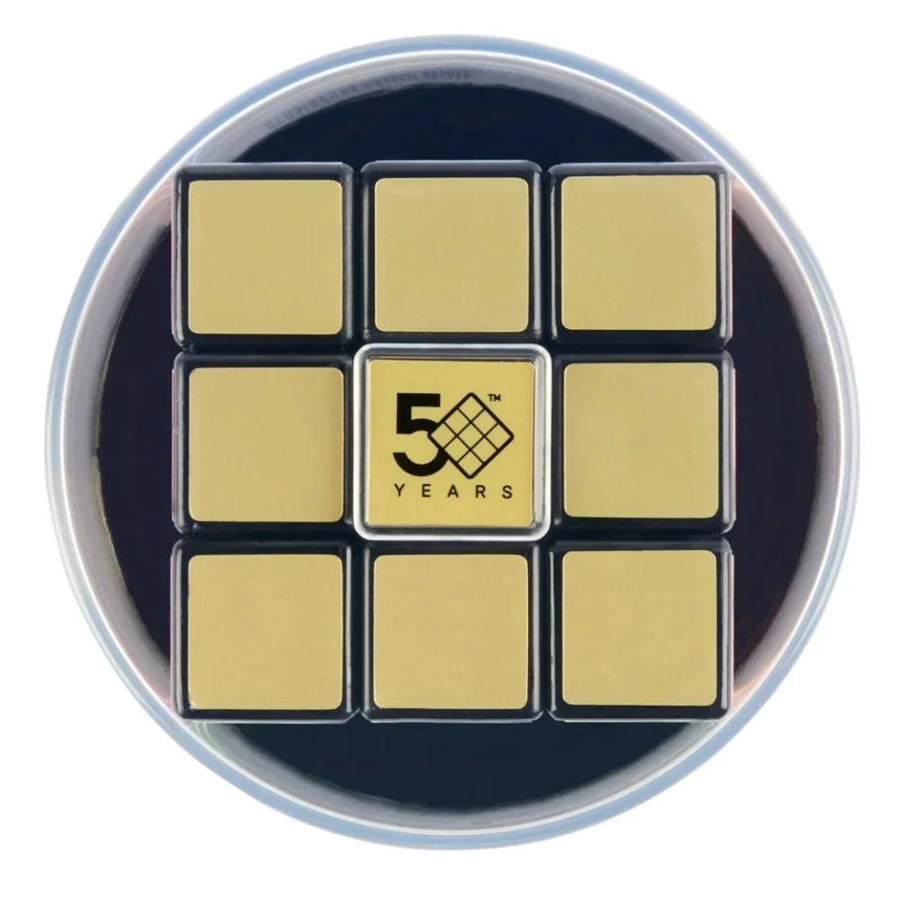 Rubik's Cube, Retro 50th Anniversary Edition 3x3 Color-Matching Puzzle - Picture 8 of 8